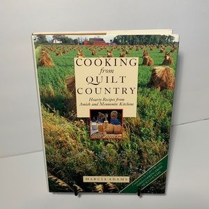 Cooking From Quilt Country Marcia Adams 1989 Hearty Recipes Amish Mennonite Book